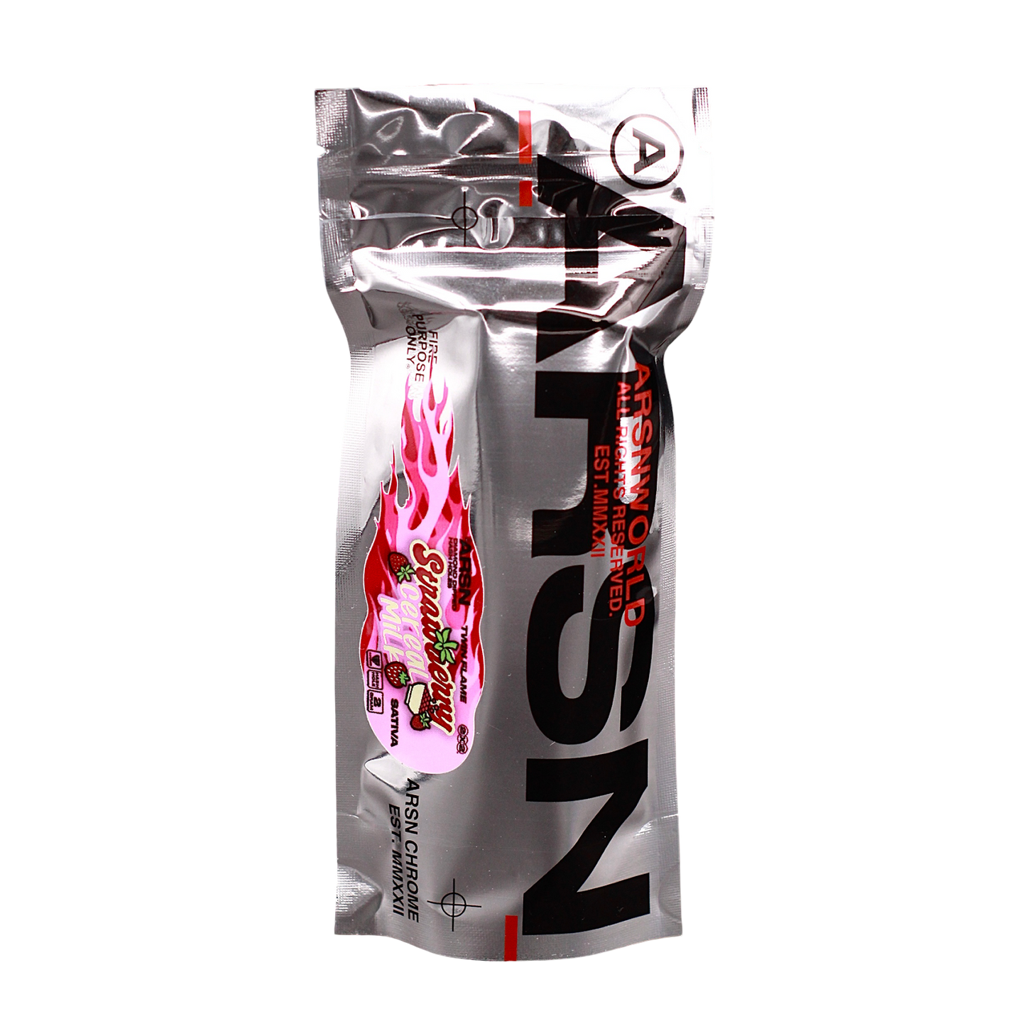 Double Flame Hashole 2x2 Strawberry - Cereal Milk