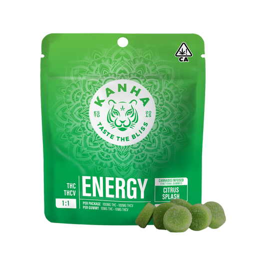 Energy Citrus Splash Gummies 100mg