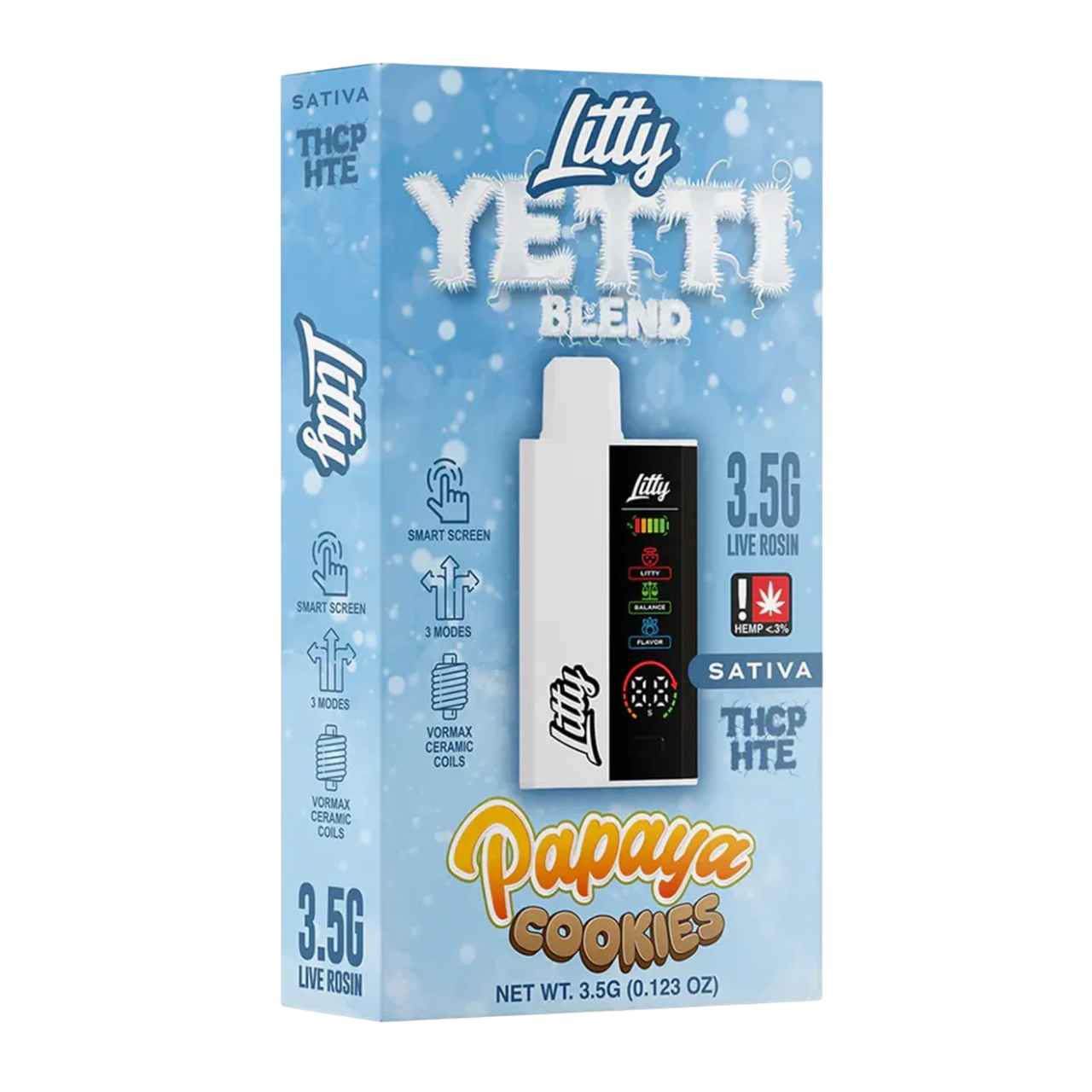 Yetti Papaya Cookies All-In-One 3.5g