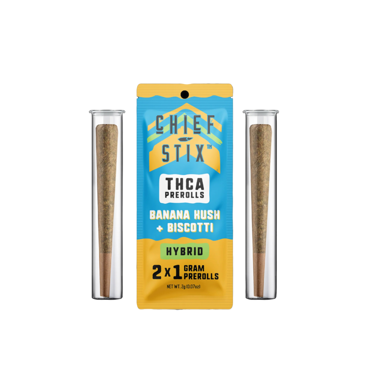 Chief Stix Banana Kush x Biscotti Pre-Rolls (2-Pack)