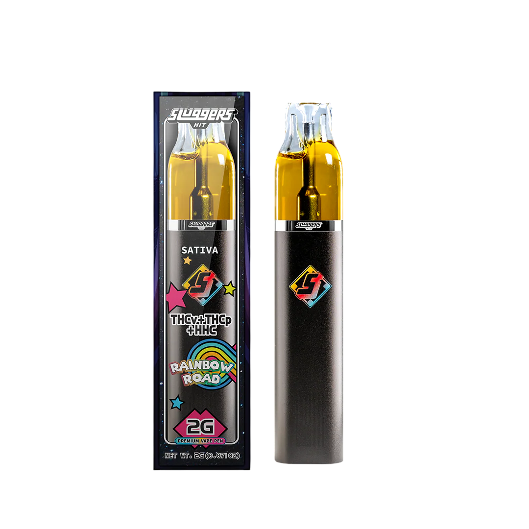 Vape pen with packaging on a white background