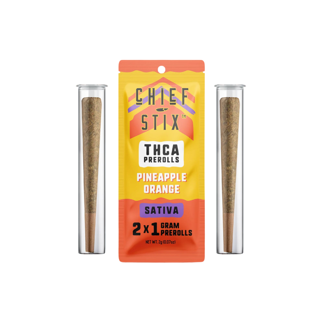 Chief Stix Pineapple Orange Pre-Rolls (2-Pack)