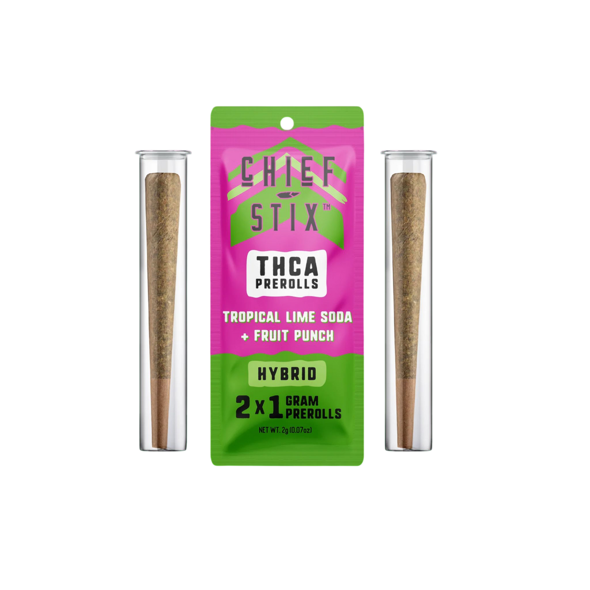 Chief Stix Tropical Lime Soda x Fruit Punch Pre-Rolls (2-Pack)
