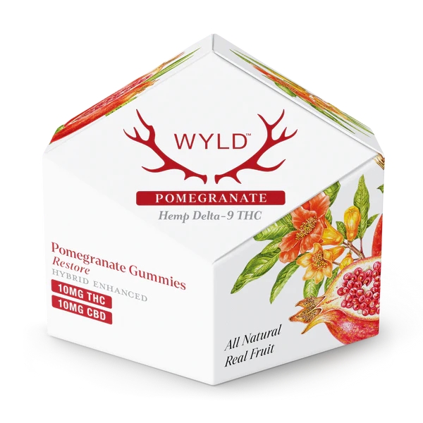 Pomegranate 1:1 THC:CBD Gummies 100mg