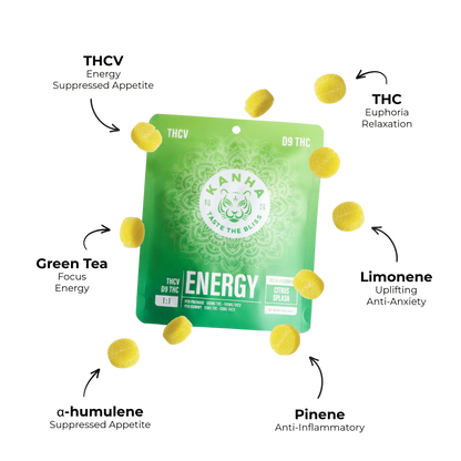 Energy Citrus Splash Gummies 100mg