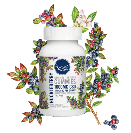 Huckleberry Gummies 1000mg (40ct)