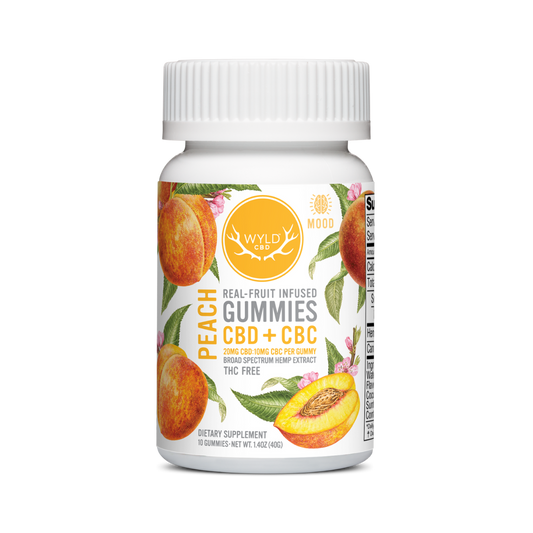 Peach 2:1 CBD:CBC Gummies 200mg
