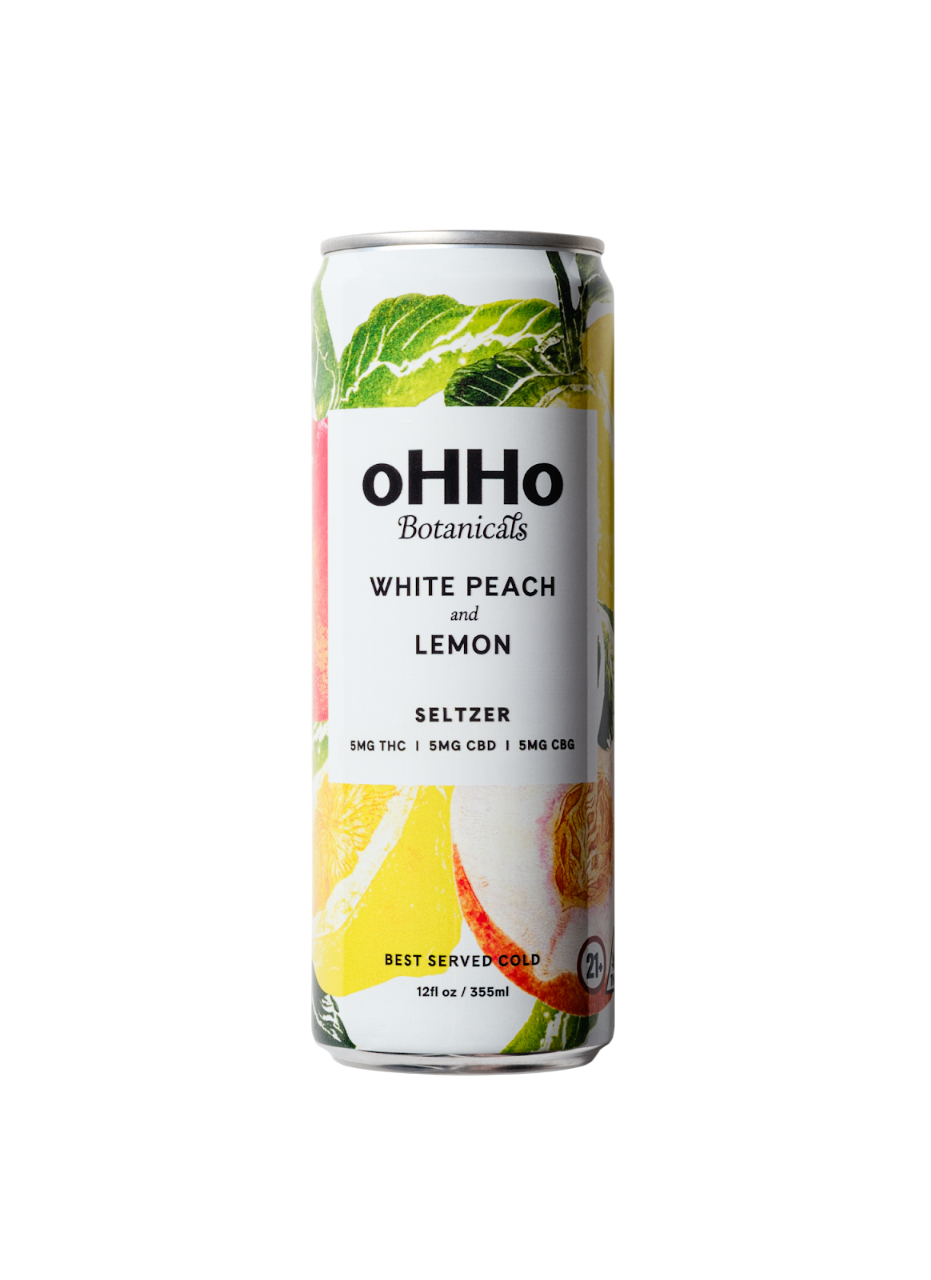White Peach & Lemon 5mg Seltzer (4-pack)