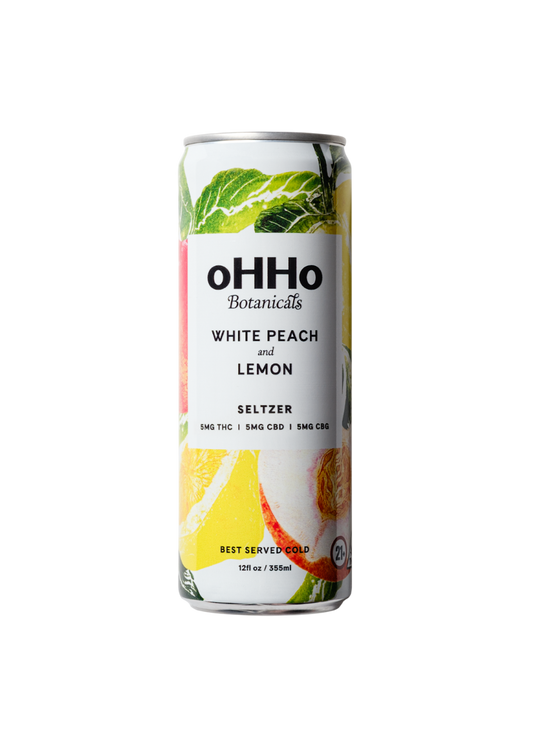 White Peach & Lemon 5mg Seltzer (4-pack)