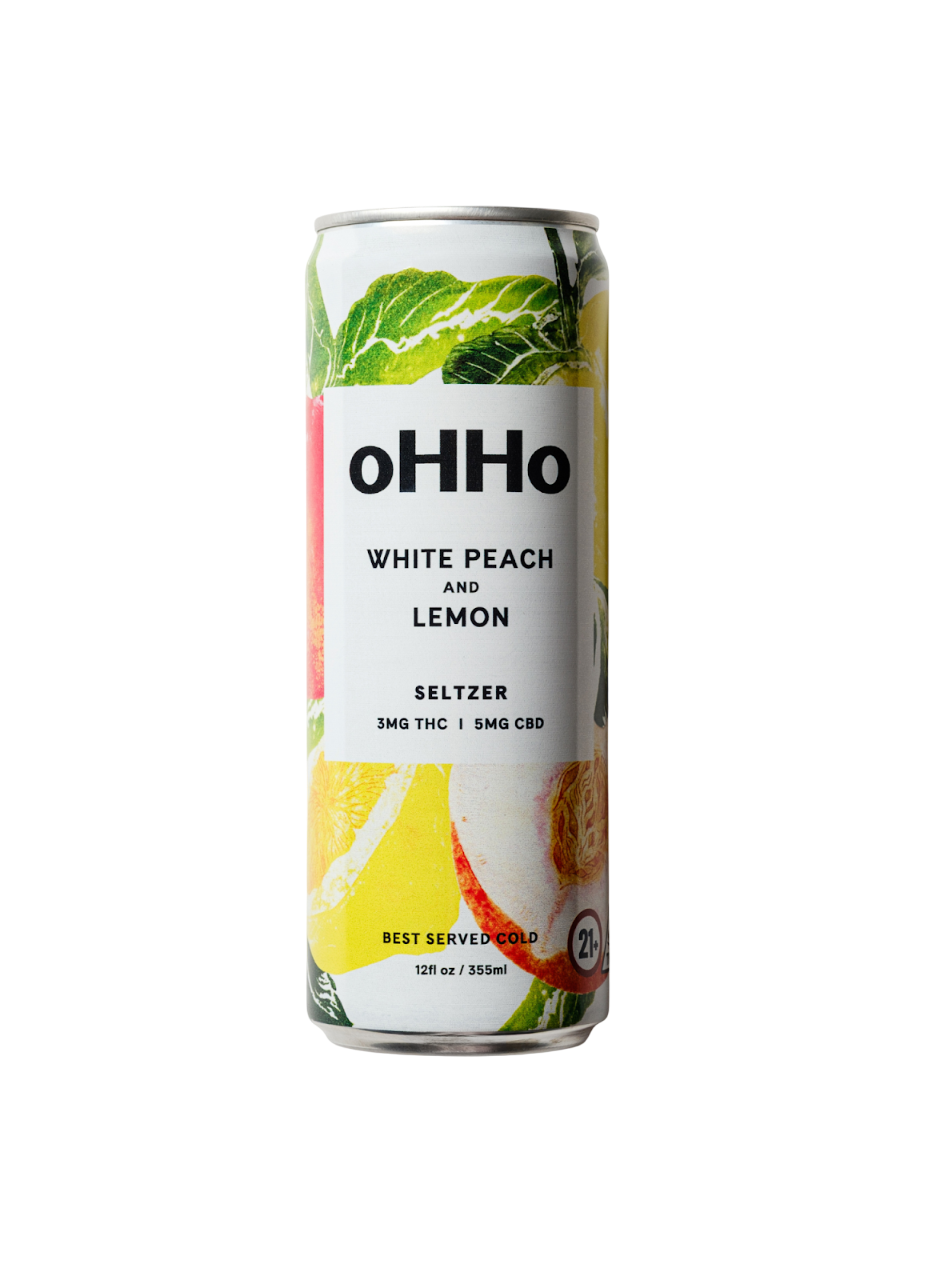 White Peach & Lemon 3mg Seltzer (4-pack)