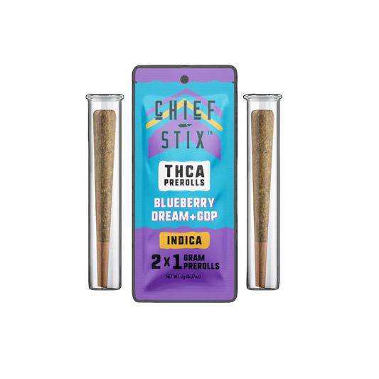Chief Stix Blueberry Dream x GDP Pre-Rolls (2-Pack)