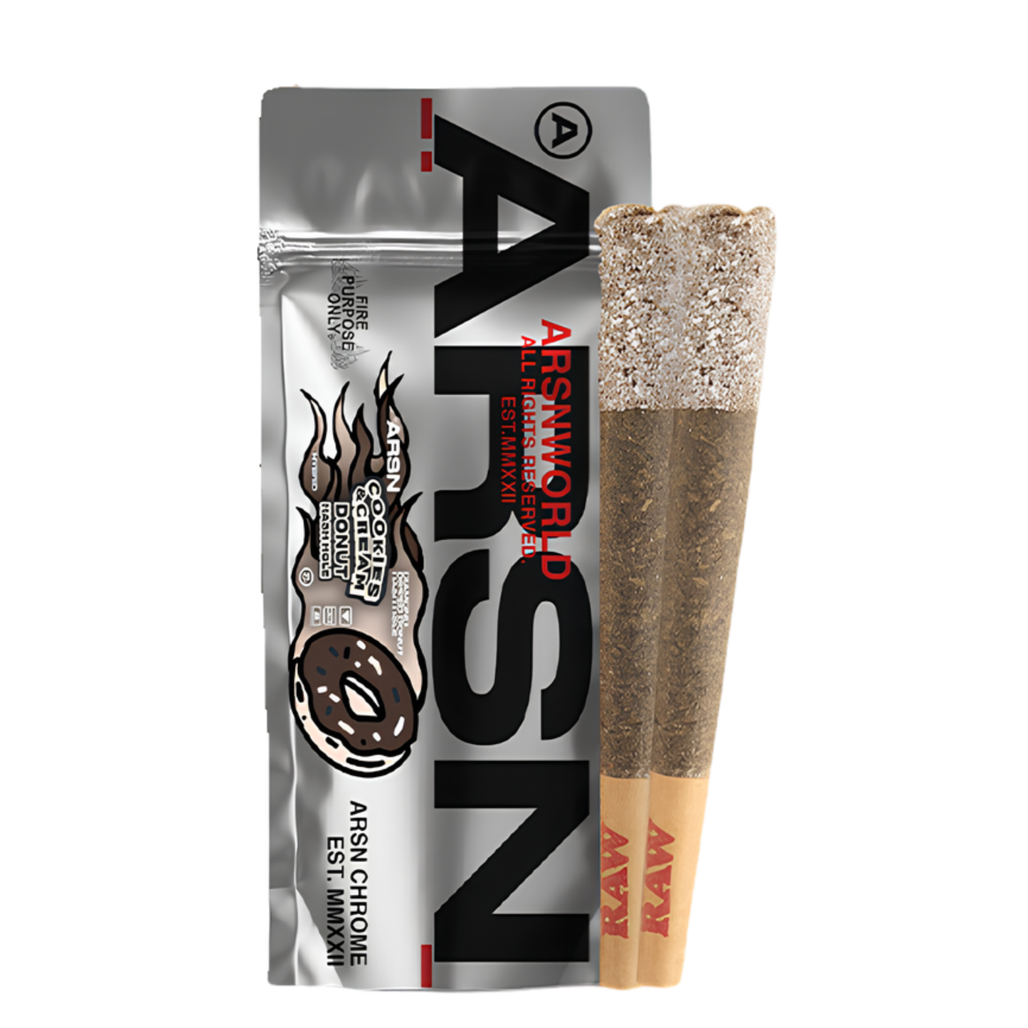 ARSN Double Donut Hashole 2x2 Cookies and Cream