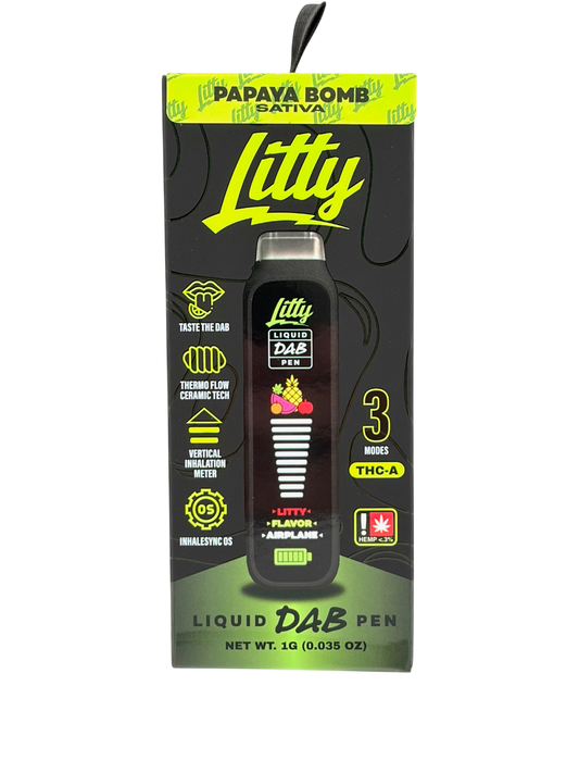 Litty Papaya Bomb Liquid Dab Pen 1g