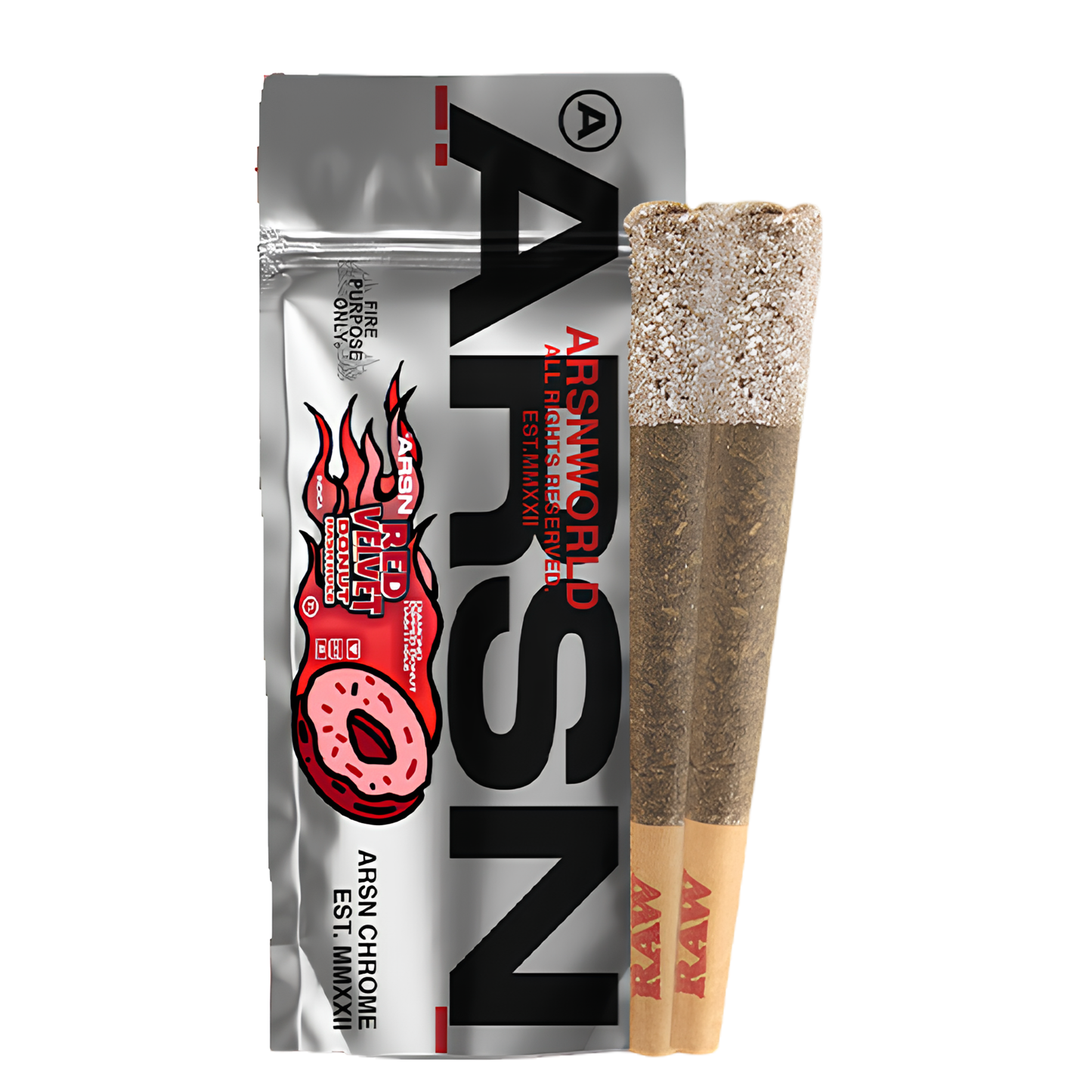 ARSN Double Donut Hashole 2x2 Red Velvet