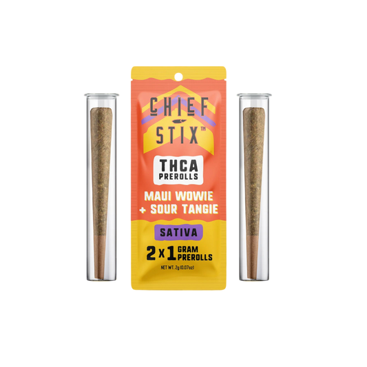Chief Stix Maui Wowie x Sour Tangie Pre-Rolls (2-Pack)
