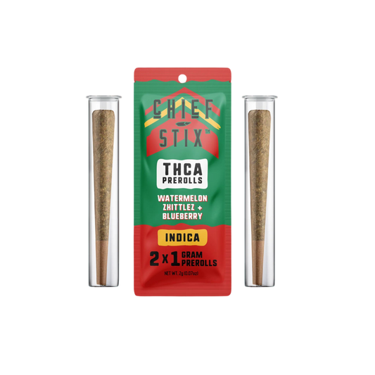 Chief Stix Watermelon Zkittlez x Blueberry Pre-Rolls (2-Pack)